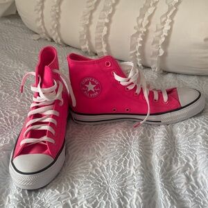Converse Hot Pink High Tops